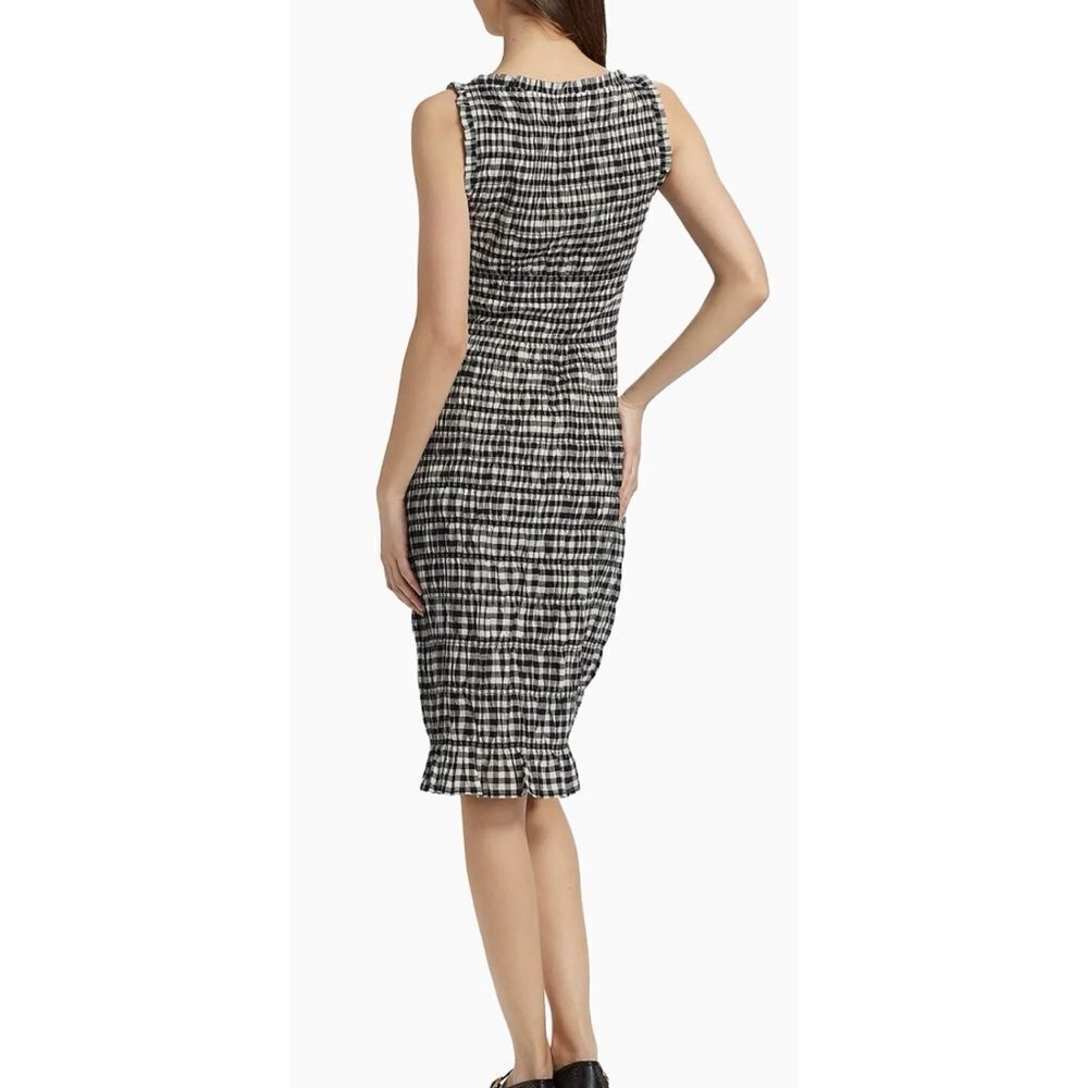 DOEN ROSELLA DRESS
IN NOIR GRETA GINGHAM Size M - Picture 8 of 16
